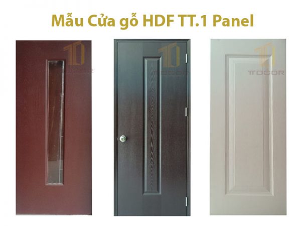 Mẫu Cữa gỗ HDF 1 Panel